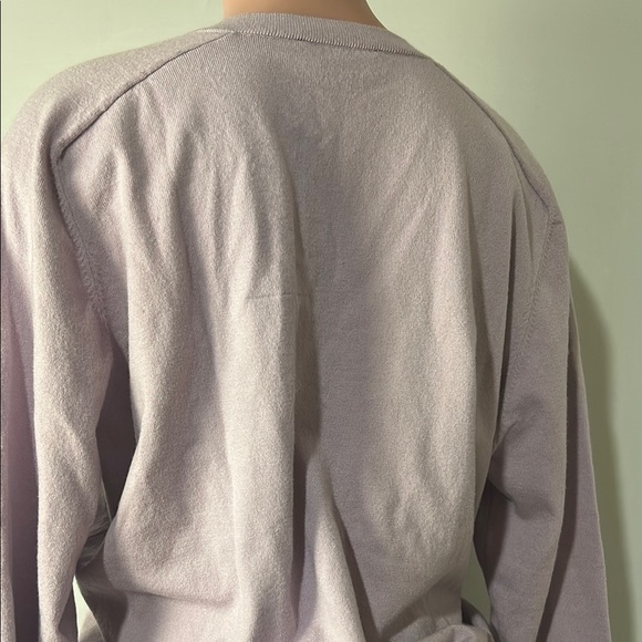 Ann Taylor Long Sleeve Purple Lightweight Top sweater V-Neck Size XL - Picture 8 of 11